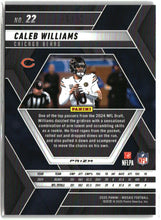 Load image into Gallery viewer, Caleb Williams 2025 Panini Mosaic Football Mosaic Pink Spectris #22 /13
