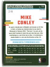 Load image into Gallery viewer, Mike Conley 2023 Panini Donruss Optic Black Gold #77 / 8
