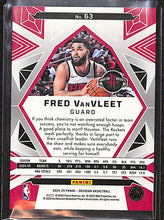 Load image into Gallery viewer, Fred VanVleet 2024 Panini Obsidian Basketball #63
