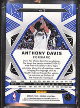 Load image into Gallery viewer, Anthony Davis 2025 Panini Obsidian Electric Etch Green Flood #5 /25
