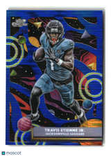 Travis Etienne Jr. 2025 Topps Chrome Cosmic Blue Moon Refractor #45 07/99