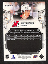 Luke Hughes 2023-24 Upper Deck Black Diamond #BDB-LH 256/349
