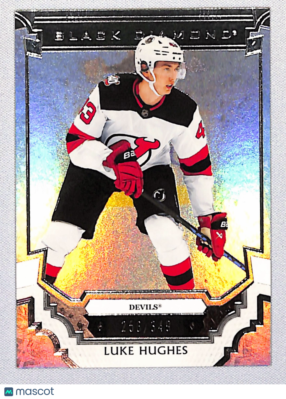 Luke Hughes 2023-24 Upper Deck Black Diamond #BDB-LH 256/349