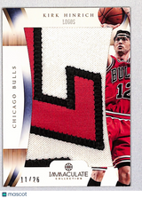 Kirk Hinrich 2013 Panini Immaculate Collection #IP-KH 11/26