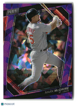 Mark McGwire 2023 Panini Prizm The National VIP Purple Mosaic #49 12/50
