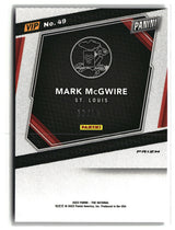 Mark McGwire 2023 Panini Prizm The National VIP Purple Mosaic #49 12/50