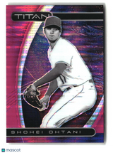 Shohei Ohtani 2021 Panini Chronicles Titan Prizm Pink #6