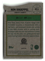 Kon Knueppel 2025 Bowman Chrome Rookie of the Year Favorites Refractor #RY-4