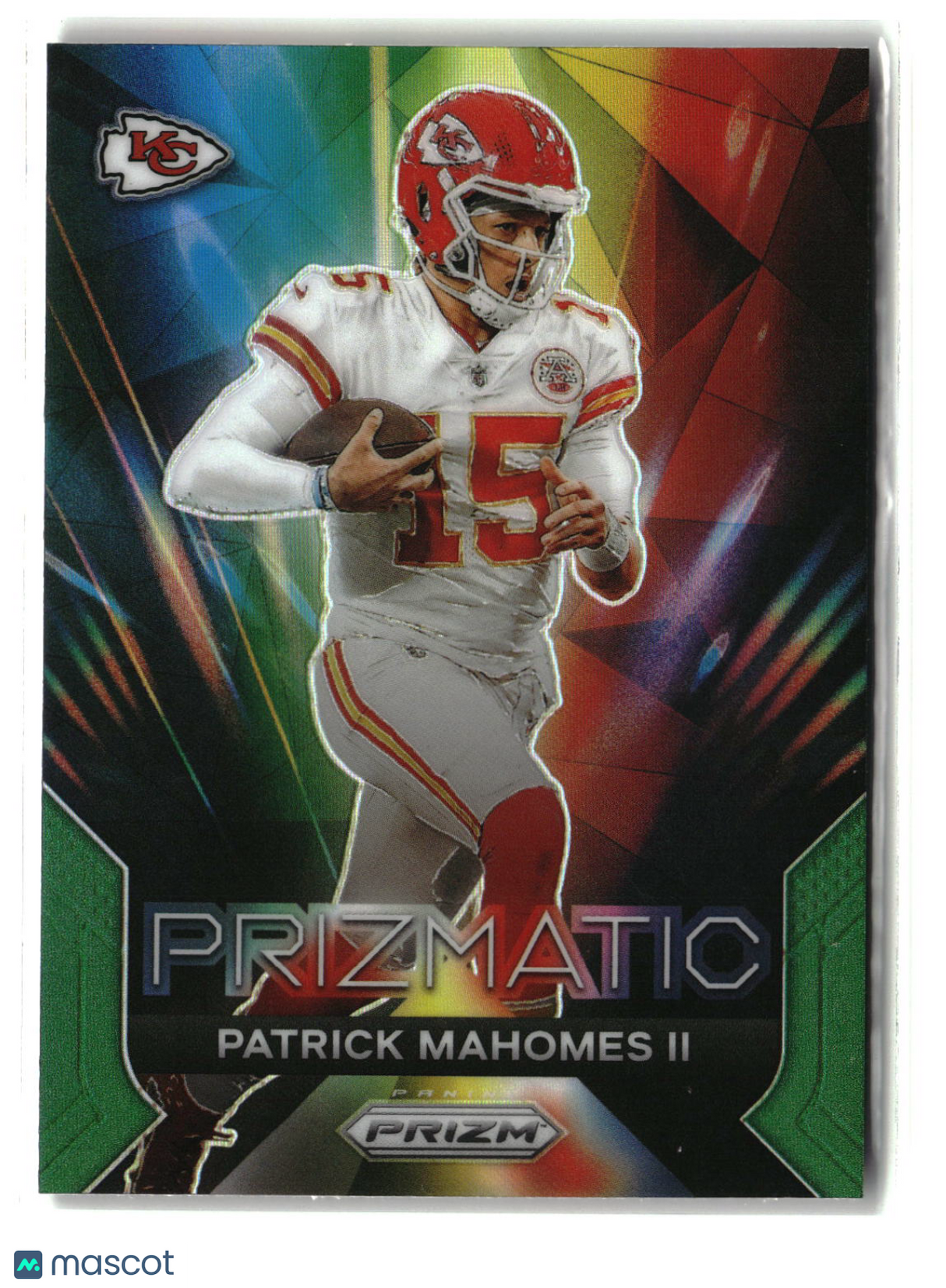 Patrick Mahomes II 2023 Panini Prizm Prizmatic Green #2