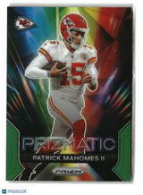 Patrick Mahomes II 2023 Panini Prizm Prizmatic Green #2