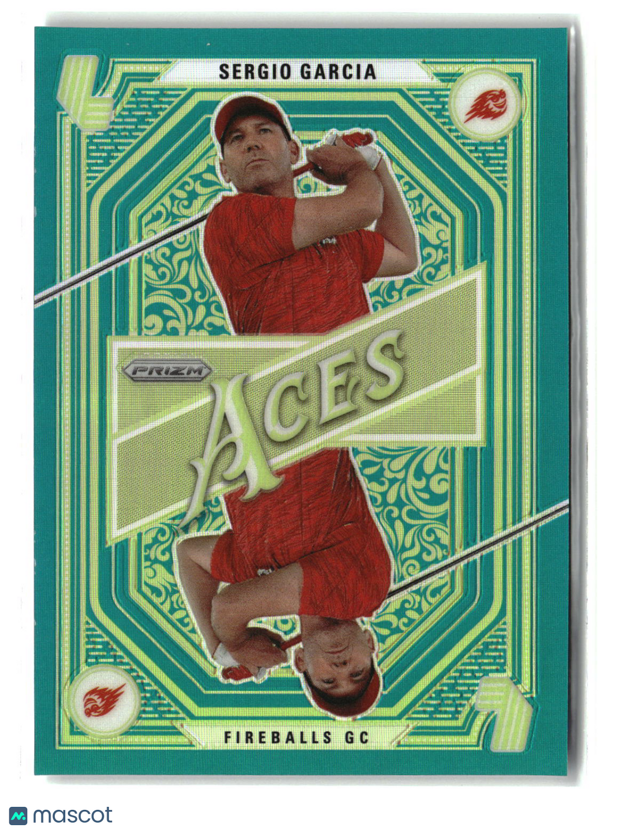 Sergio Garcia 2025 Panini Prizm LIV Golf Aces Teal #4 242/275