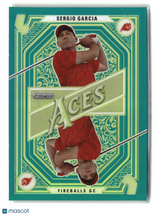 Sergio Garcia 2025 Panini Prizm LIV Golf Aces Teal #4 242/275