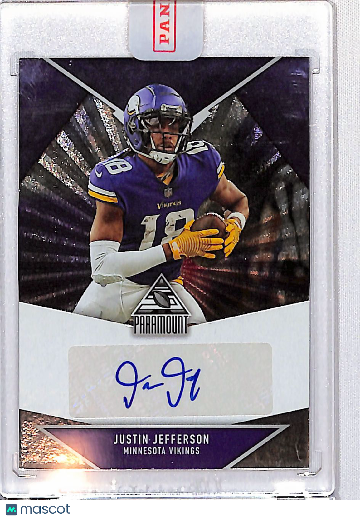 Justin Jefferson 2022 Panini Chronicles Photogenic Paramount Signatures #PAR-JUJ