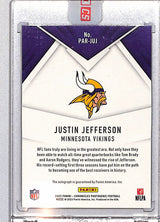 Justin Jefferson 2022 Panini Chronicles Photogenic Paramount Signatures #PAR-JUJ