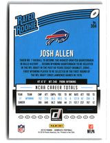 Josh Allen 2018 Panini Donruss Blue Press Proof #304