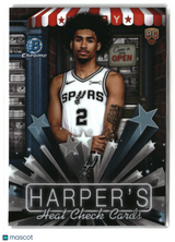Dylan Harper 2025 Bowman Chrome Harper's Heat Check Cards Refractor #HS-4
