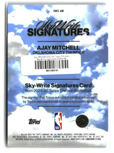 Ajay Mitchell 2025 Topps Chrome SkyWrite Signatures #SWS-AM