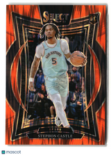 Stephon Castle 2025 Panini Select Concourse Orange Shock #72
