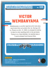 Victor Wembanyama 2024 Panini Donruss Optic #225