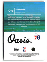 VJ Edgecombe 2026 Topps NBA Hoops Oasis #O-6