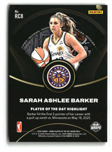 Sarah Ashlee Barker 2025 Panini WNBA Player of the Day #RC8 13/25