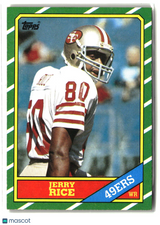 Jerry Rice 1986 Topps #161