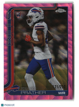 Kaden Prather 2025 Topps Chrome Pink Wave Refractor #394 121/250