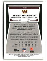 Terry McLaurin 2025 Topps Chrome 1975 Topps Yellow Refractor #1975-35 165/275