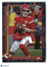 Patrick Mahomes II 2025 Topps Chrome Neon Pulse Refractor #148