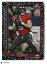 Baker Mayfield 2025 Topps Chrome Neon Pulse Refractor #281