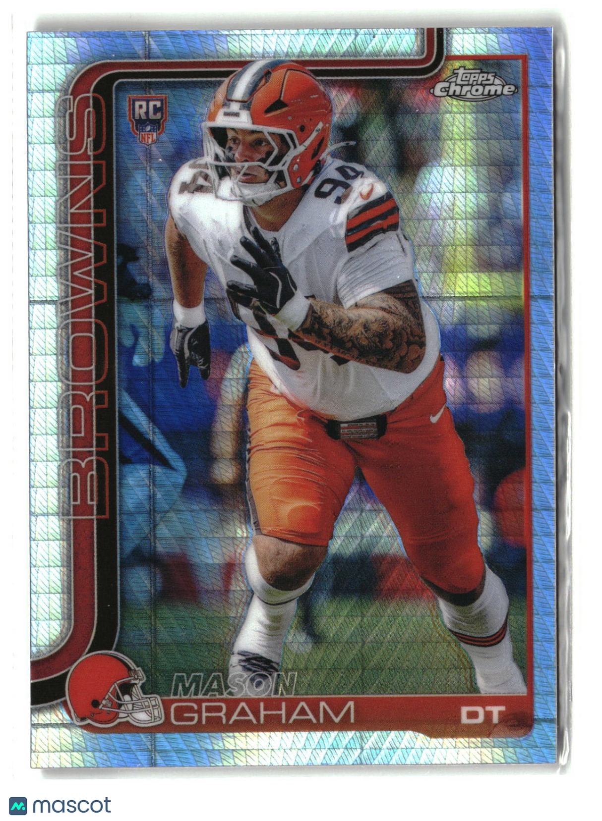 Mason Graham 2025 Topps Chrome Prism Refractor #302