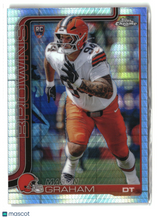 Mason Graham 2025 Topps Chrome Prism Refractor #302