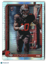 Quinshon Judkins 2025 Topps Chrome Prism Refractor #325