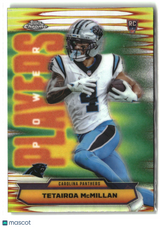 Tetairoa McMillan 2025 Topps Chrome Power Players Refractor #PP-28