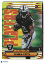 Ashton Jeanty 2025 Topps Chrome Power Players Refractor #PP-14