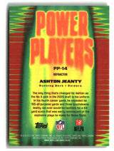 Ashton Jeanty 2025 Topps Chrome Power Players Refractor #PP-14