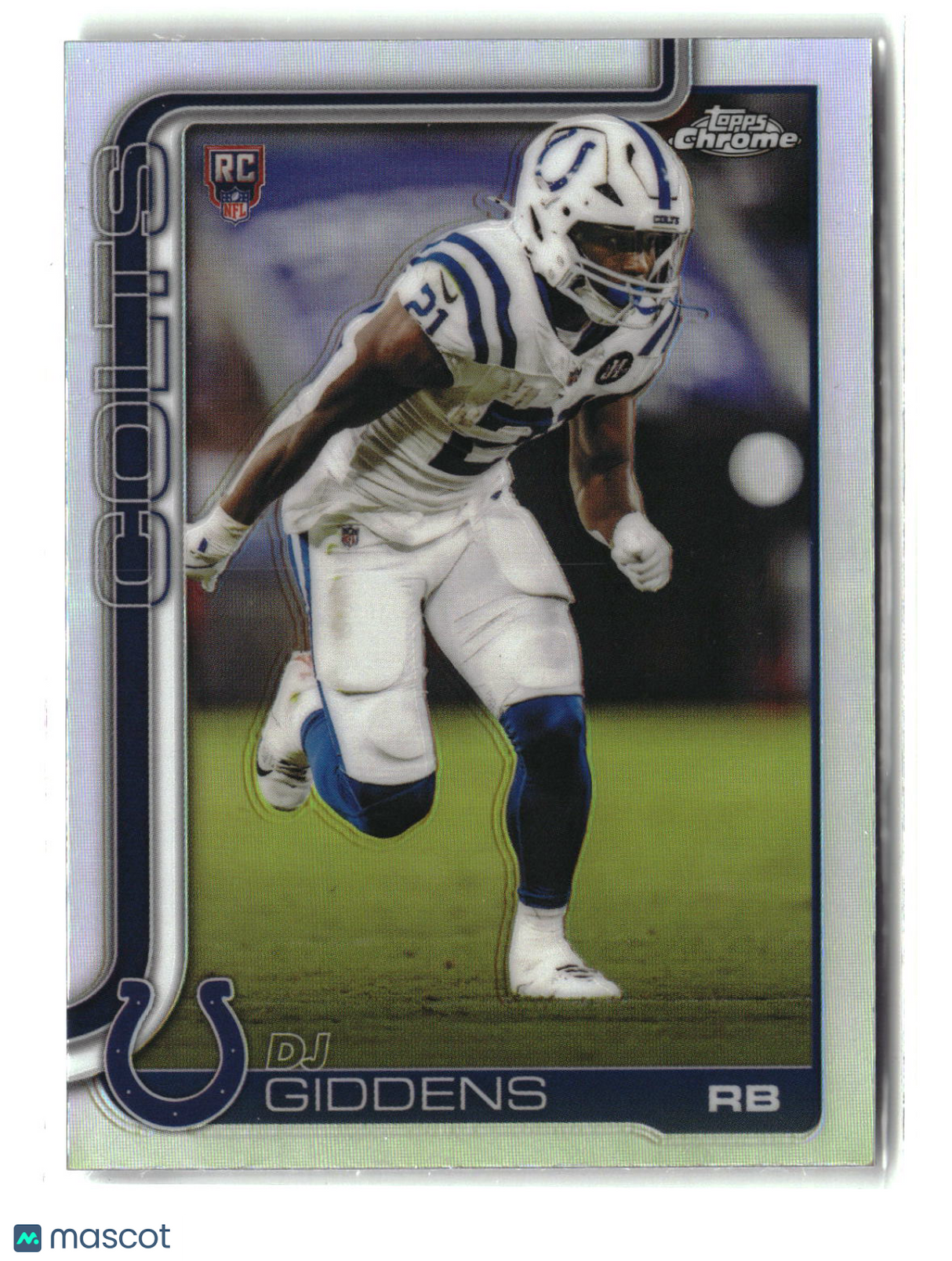 DJ Giddens 2025 Topps Chrome Refractor #390