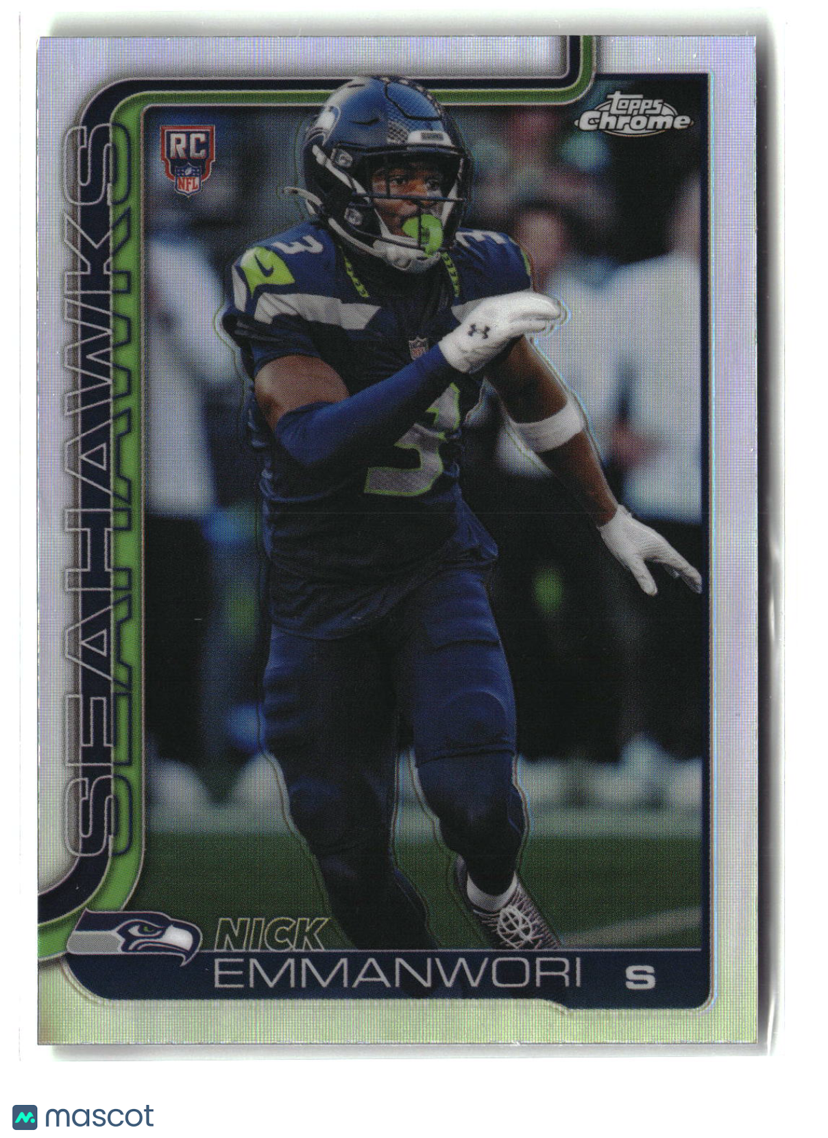 Nick Emmanwori 2025 Topps Chrome Refractor #348