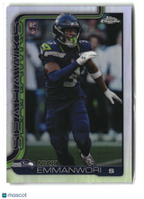 Nick Emmanwori 2025 Topps Chrome Refractor #348