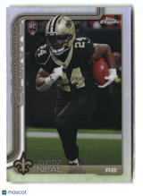 Devin Neal 2025 Topps Chrome Refractor #391
