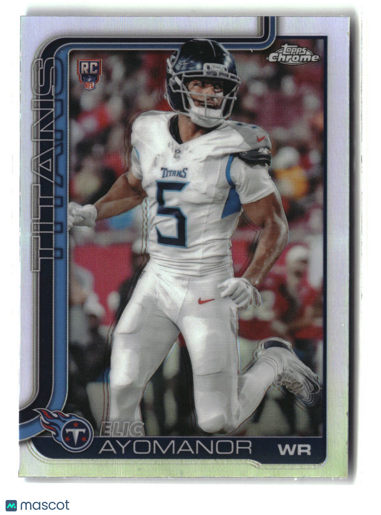 Elic Ayomanor 2025 Topps Chrome Refractor #336