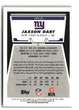 Jaxson Dart 2025 Topps Chrome 1975 Topps #1975-25