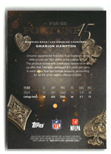 Omarion Hampton 2025 Topps Chrome Fortune 15 #F15-25