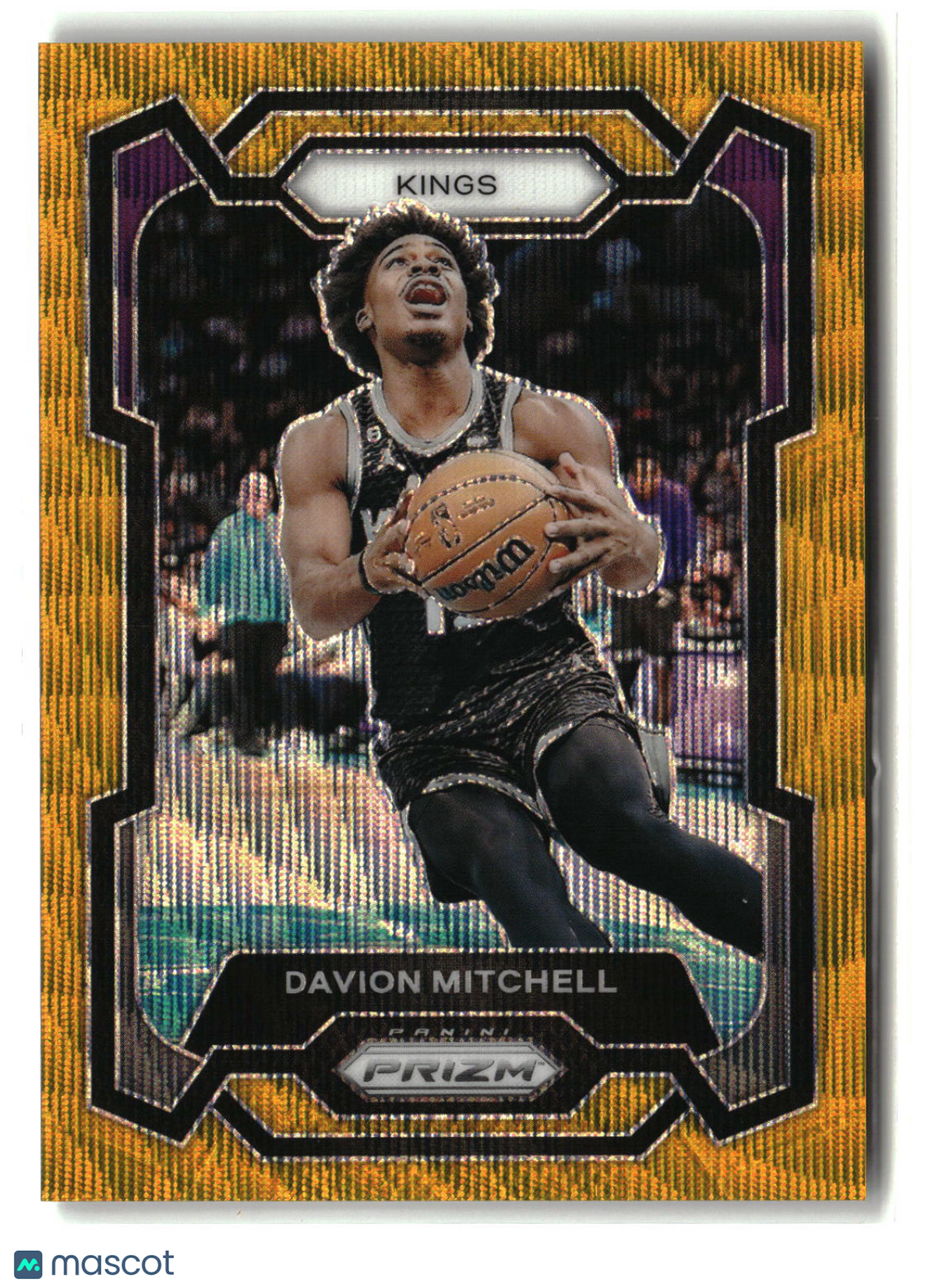 Davion Mitchell 2023 Panini Prizm Gold Wave #227 08/10