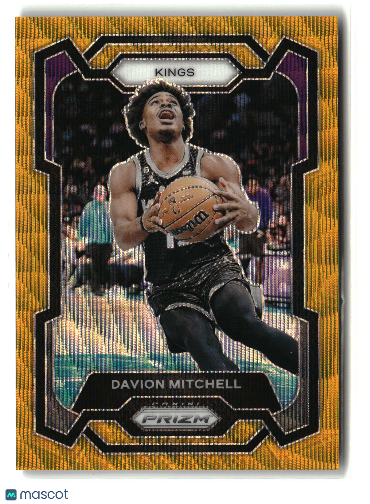 Davion Mitchell 2023 Panini Prizm Gold Wave #227 08/10