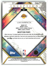 Luka Dončić 2026 Topps Inception #61