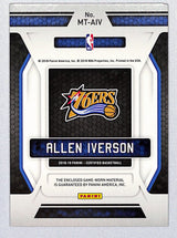 Allen Iverson 2018 Panini Certified #MT-AIV 014/149