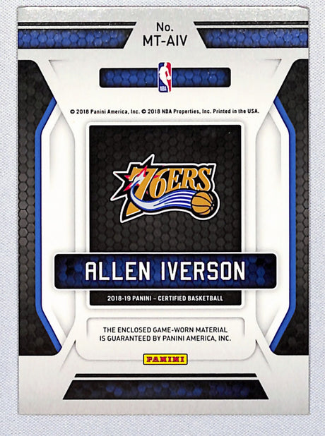 Allen Iverson 2018 Panini Certified #MT-AIV 014/149