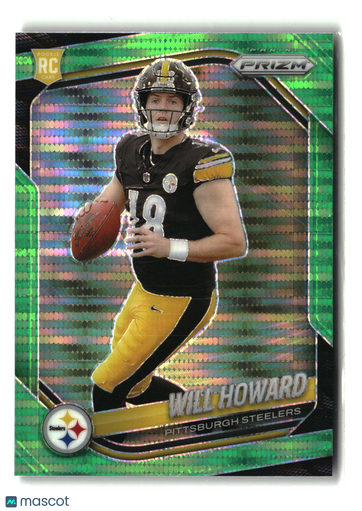 Will Howard 2025 Panini Prizm Green #367