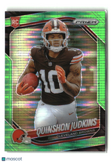 Quinshon Judkins 2025 Panini Prizm Green #313